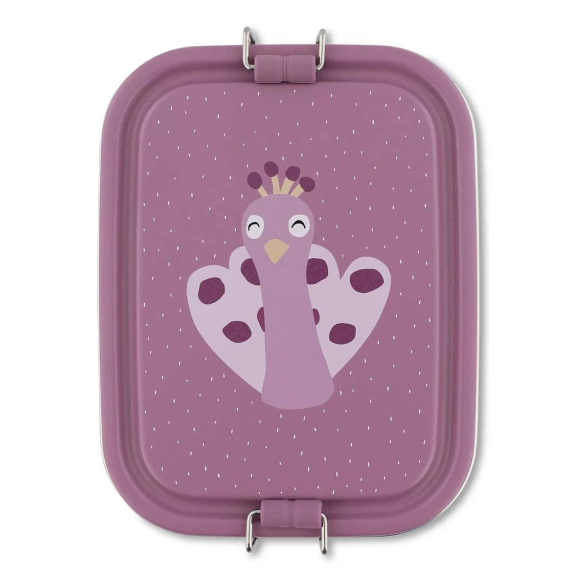 Trixie - Mrs. Peacock Small Lunch Box | Purple