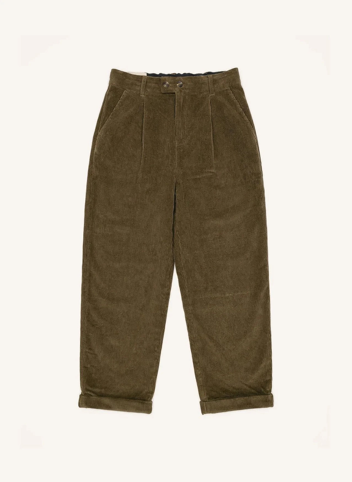 Leon & Harper - Bronze Velvet Trousers