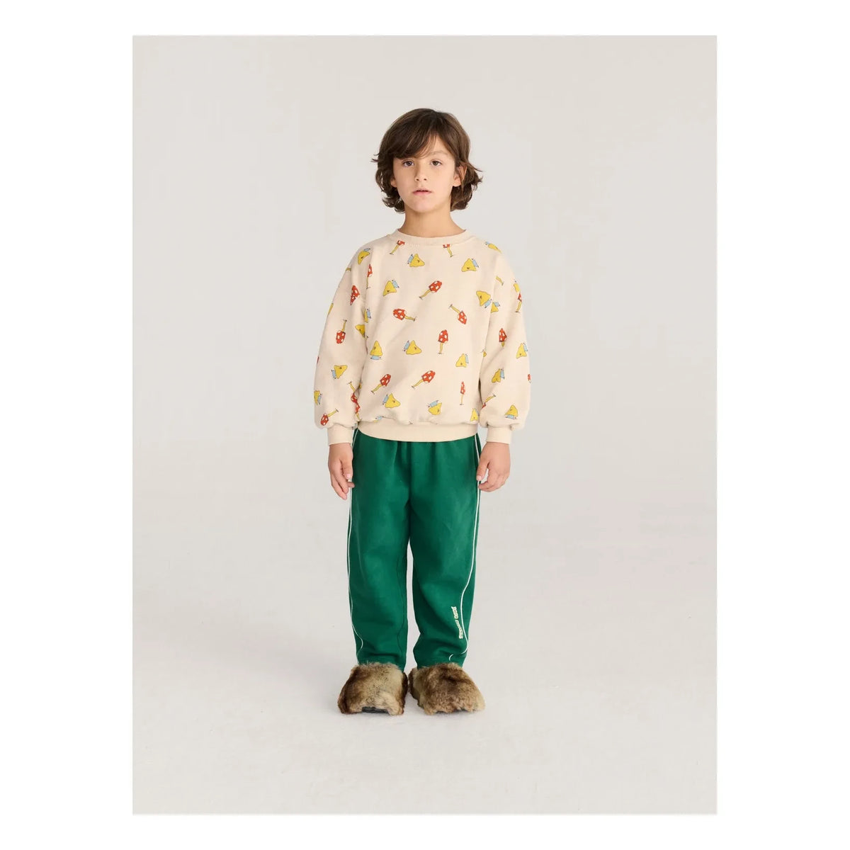 Bobo Choses - Mushroom Sweat Organic Cotton | Ecru