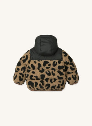 Liewood - Niko Sherpa down jacket | Dark brown