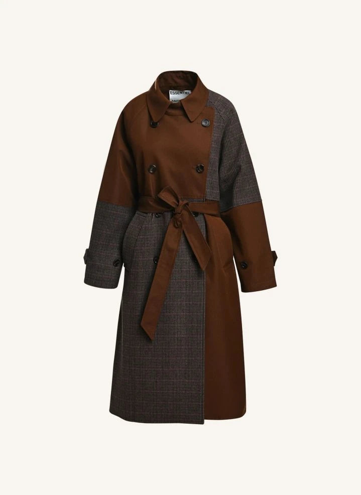 Essentiel Antwerp - Kagu Trench Coat | Brown
