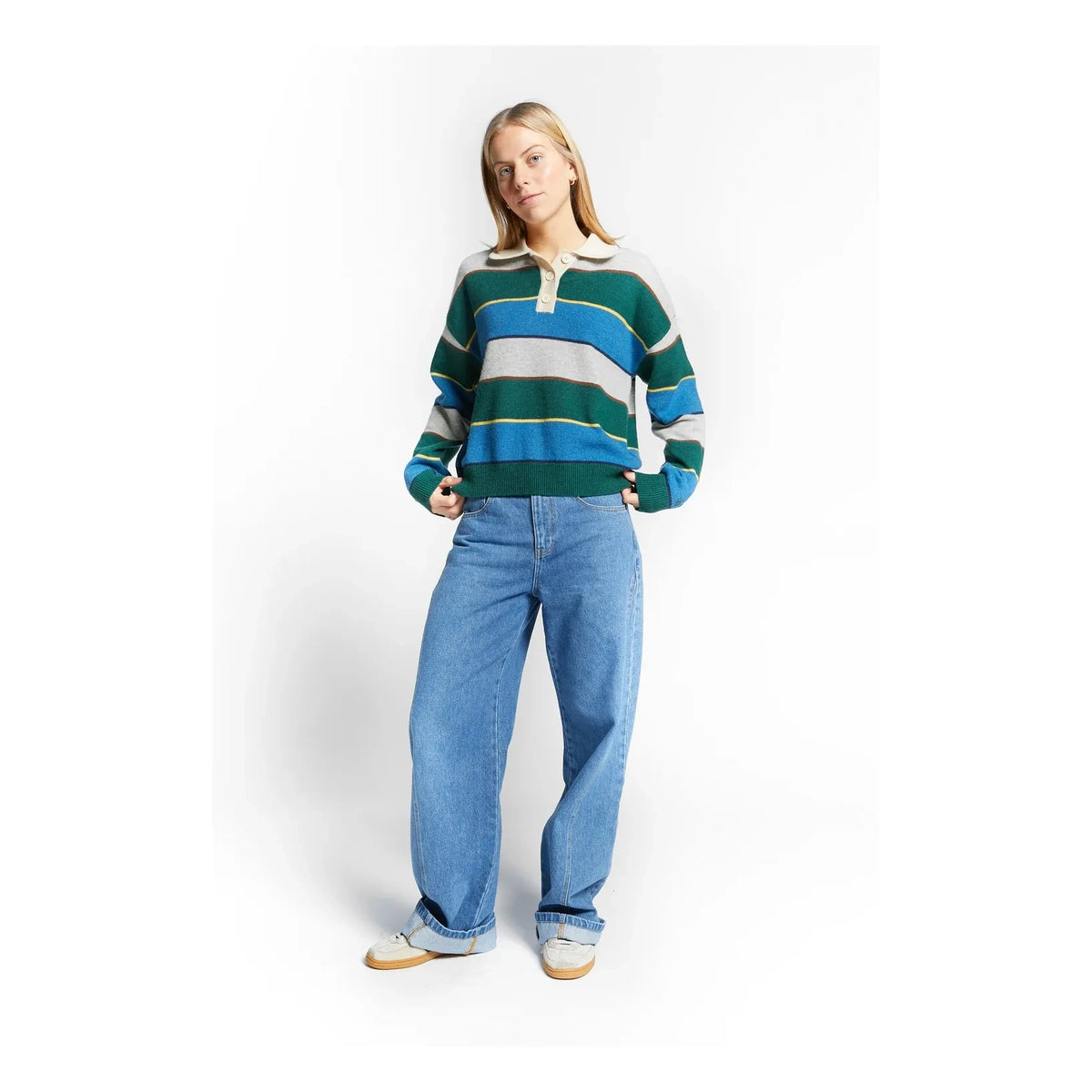 Indee - Wishes Polo Neck Sweater | Green