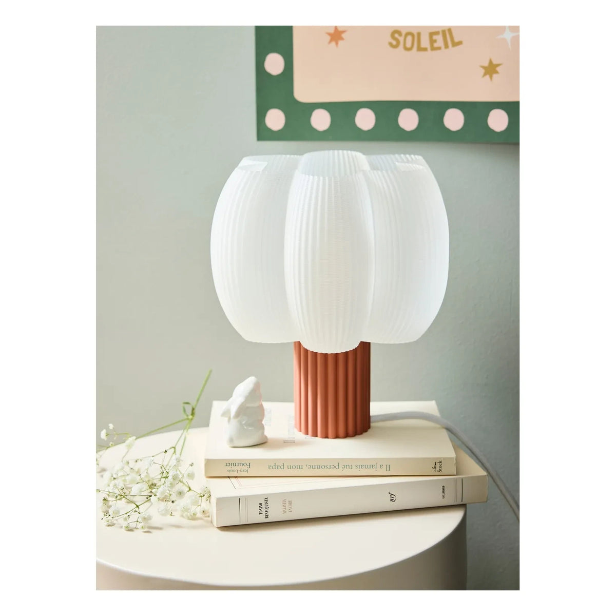 Bleuu-studio - Puffed Lamp | Terracotta