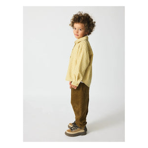 brunobruno nation - Dorethy Organic Cotton Corduroy Trousers | Mustard