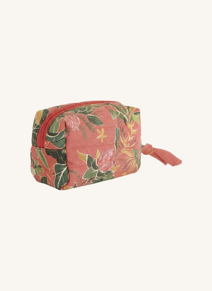Farm Rio - Small Cotton Makeup Bag | Red