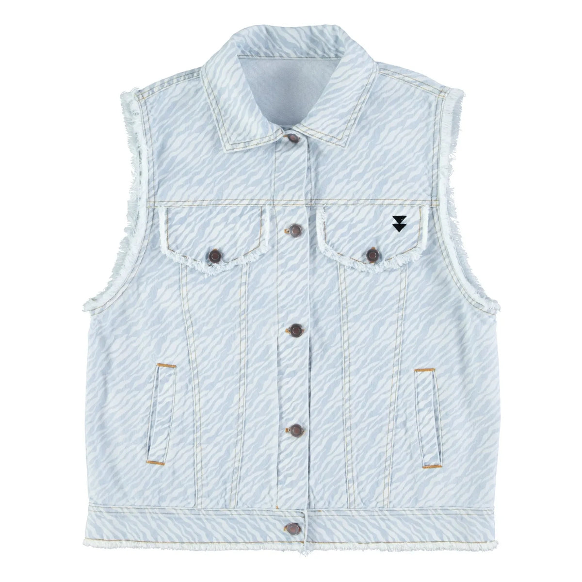 Sisters Department - Sleeveless Vest | Denim Blue