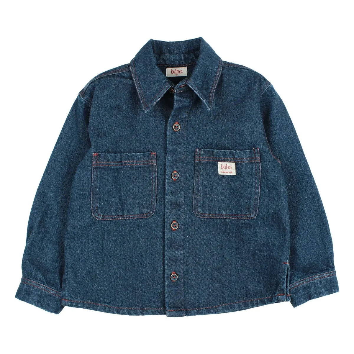Búho - Denim overshirt | Blue