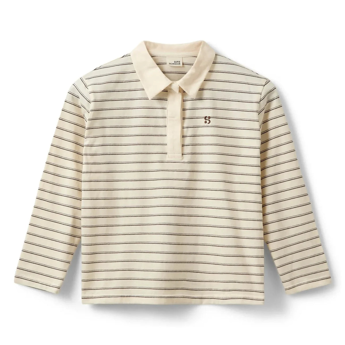 Sofie Schnoor - Striped Calliasy Polo | Ecru