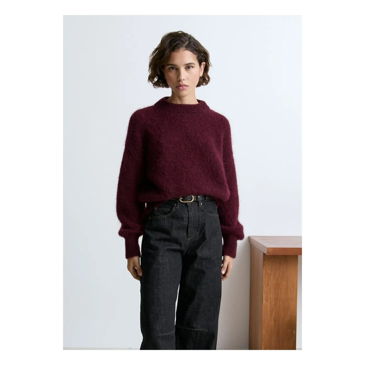 Surprise Paris - Jane Mohair Sweater | Burgundy