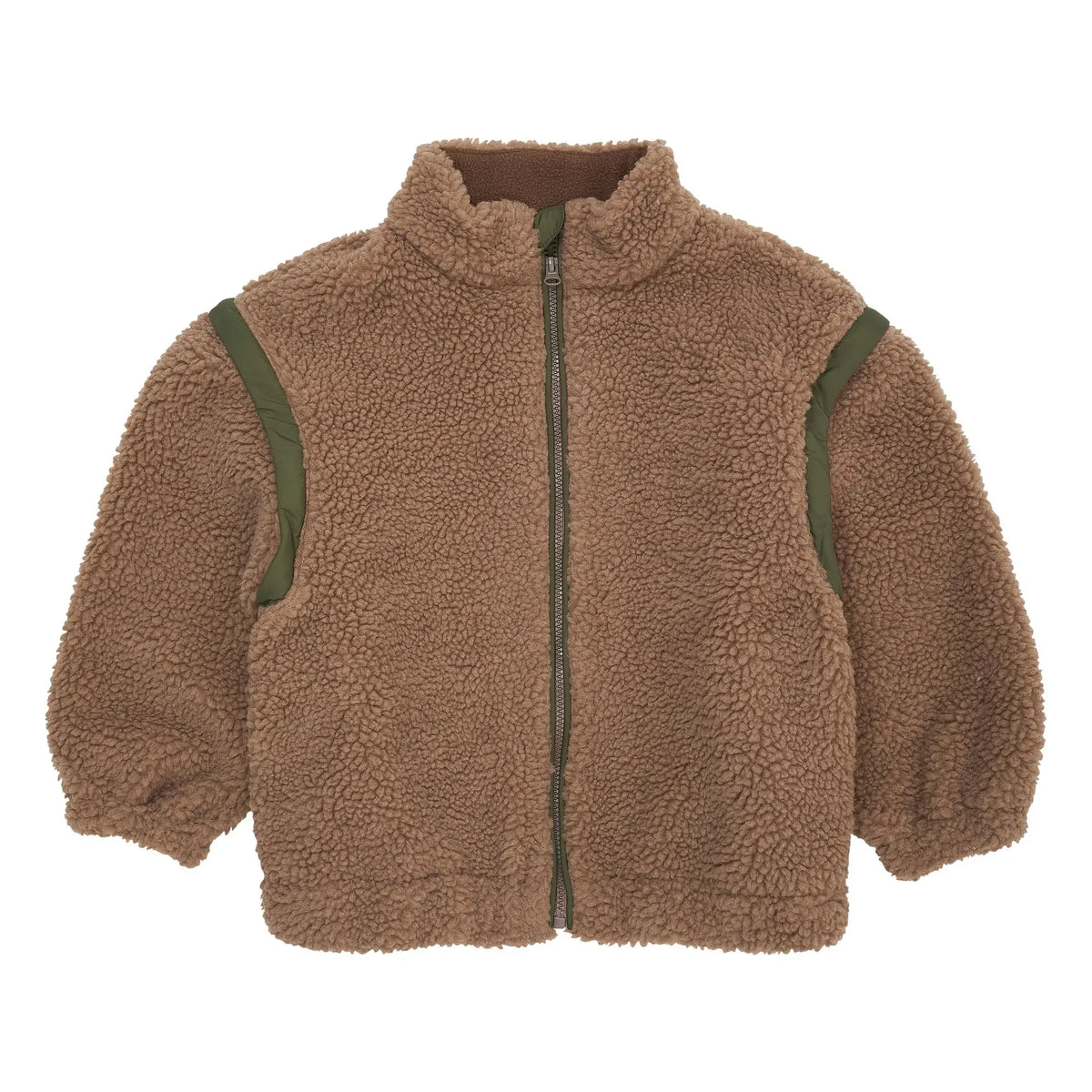 Copenhagen Colors - Removable Sleeve Teddy Jacket | Beige