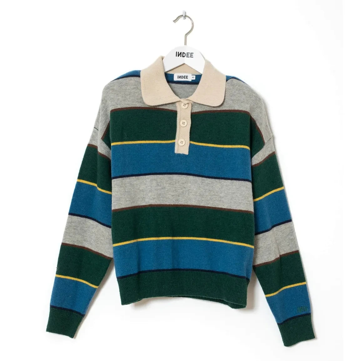 Indee - Wishes Polo Neck Sweater | Green