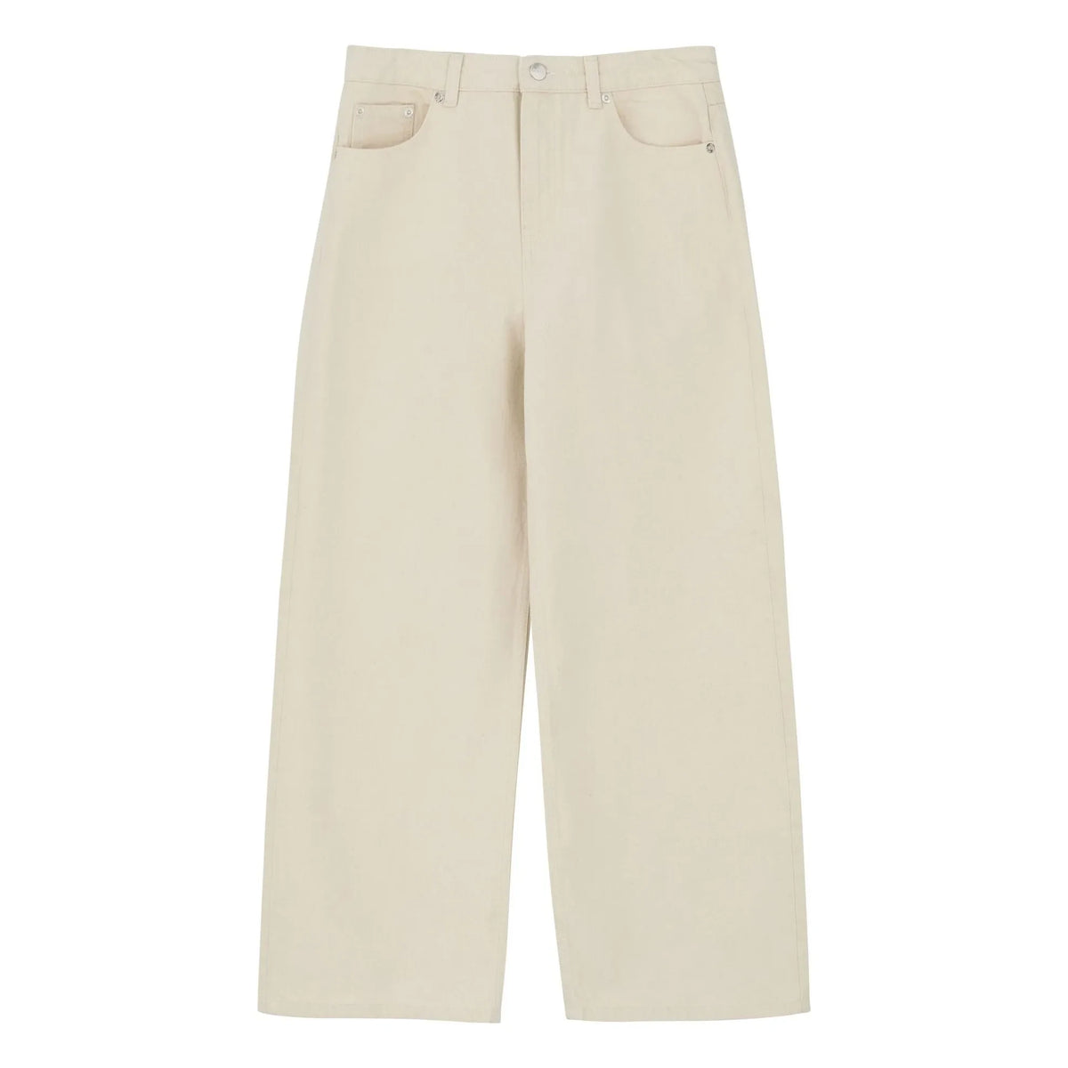 Skall Studio - Crop Taylor Organic Cotton Jeans | Ecru