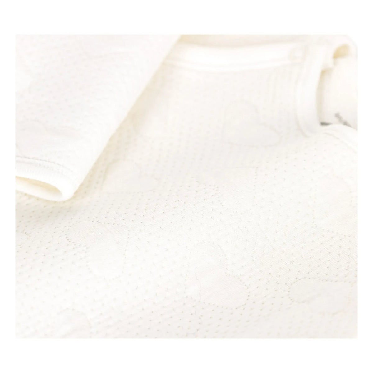 Petit Bateau - Organic Cotton Sleeper Pajamas | White