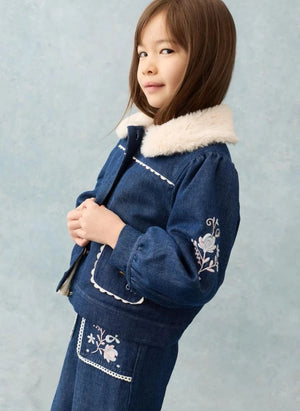 Louise Misha - Rafalina Denim Jacket | Dark Blue