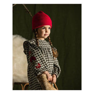 Babe & Tess - Wool Alpaca Beanie | Magenta