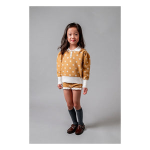 birinit - Floral Print Shorts | Mustard