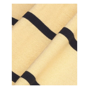 Sporty & Rich - Polo Rugby Serif Logo Striped | Pale Yellow