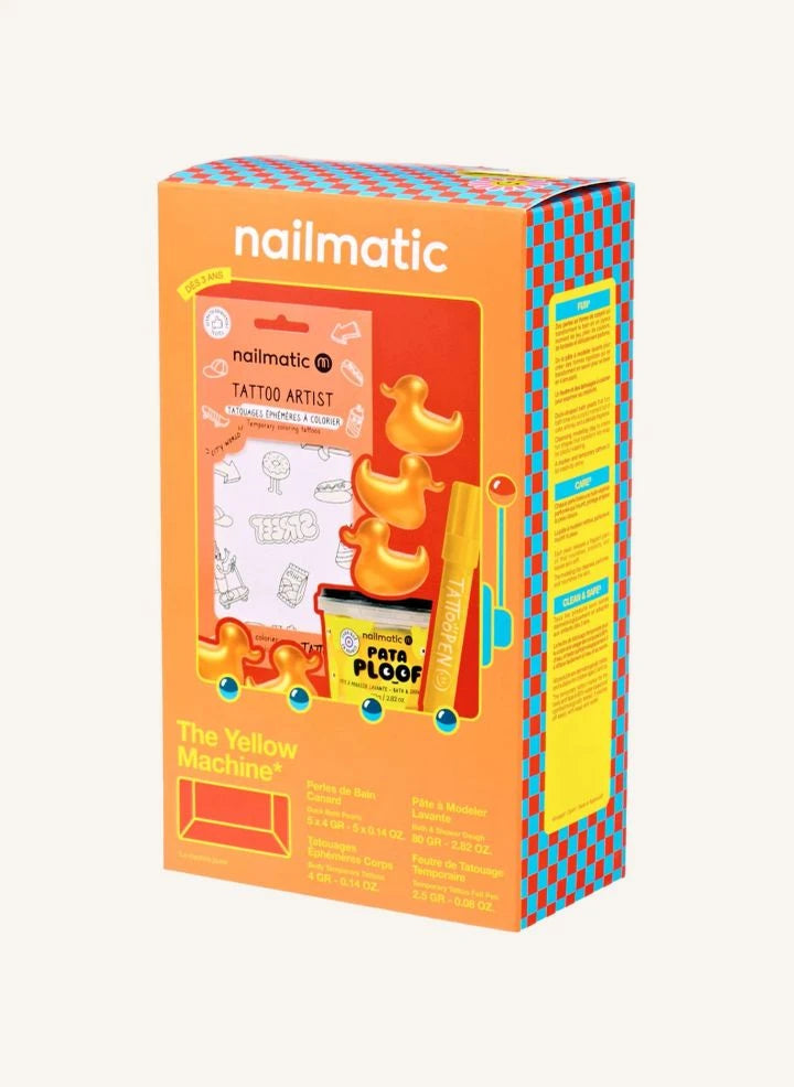 Nailmatic Kids - Yellow Machine Gift Set | Yellow