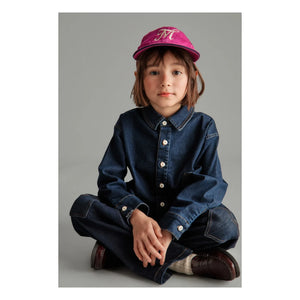 Mipounet - Love Denim Shirt | Dark Blue