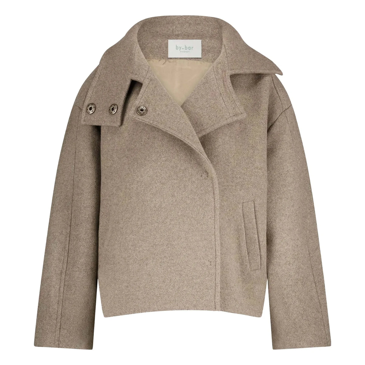 By Bar - Rika Wool Coat | Dark Beige