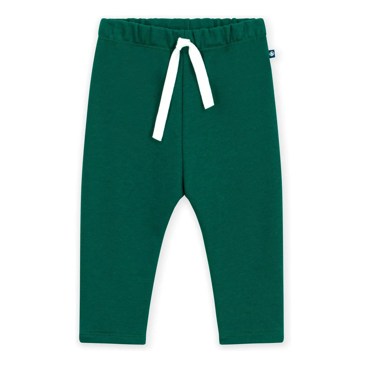 Petit Bateau - Organic Cotton Fleece Pants | Forest Green