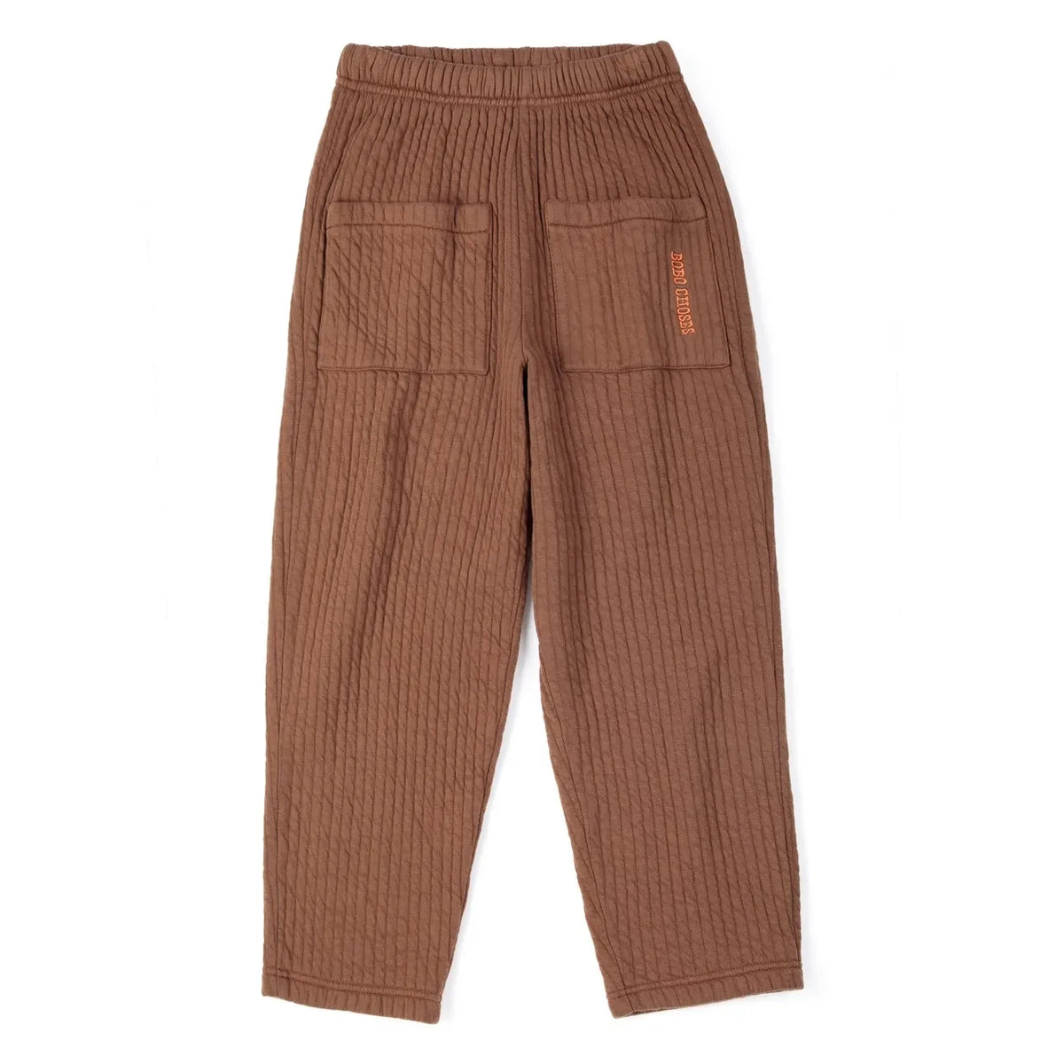 Bobo Choses - Organic Cotton Quilted Jogger | Brown