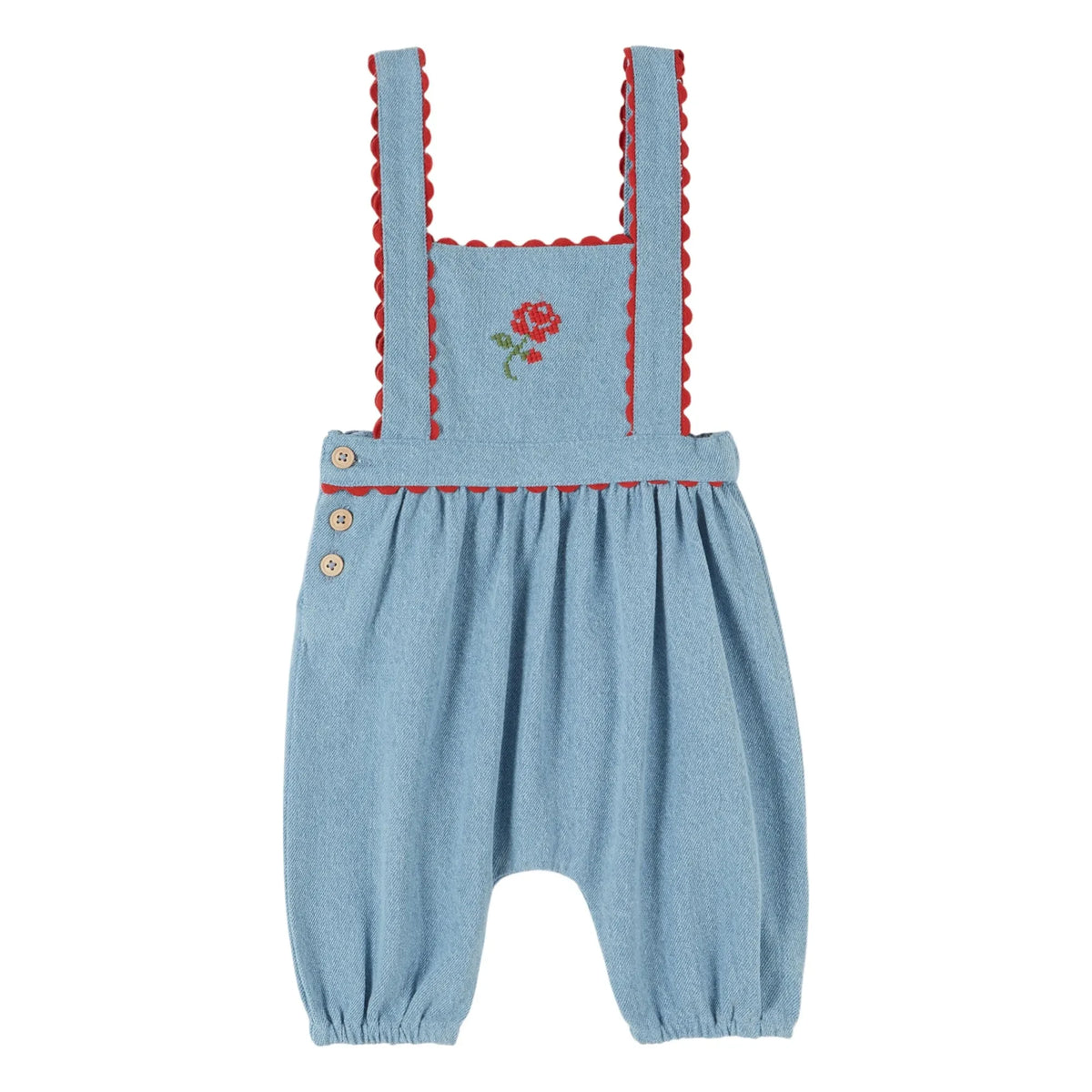 Emile et Ida - Blue Denim Salopet