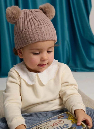 Gingersnaps - Hermina-neck Sweatshirt | Ecru