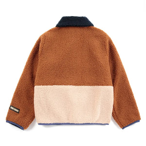 Bobo Choses - Reversible Sherpa Jacket Made from Recycled Fibers | Navy