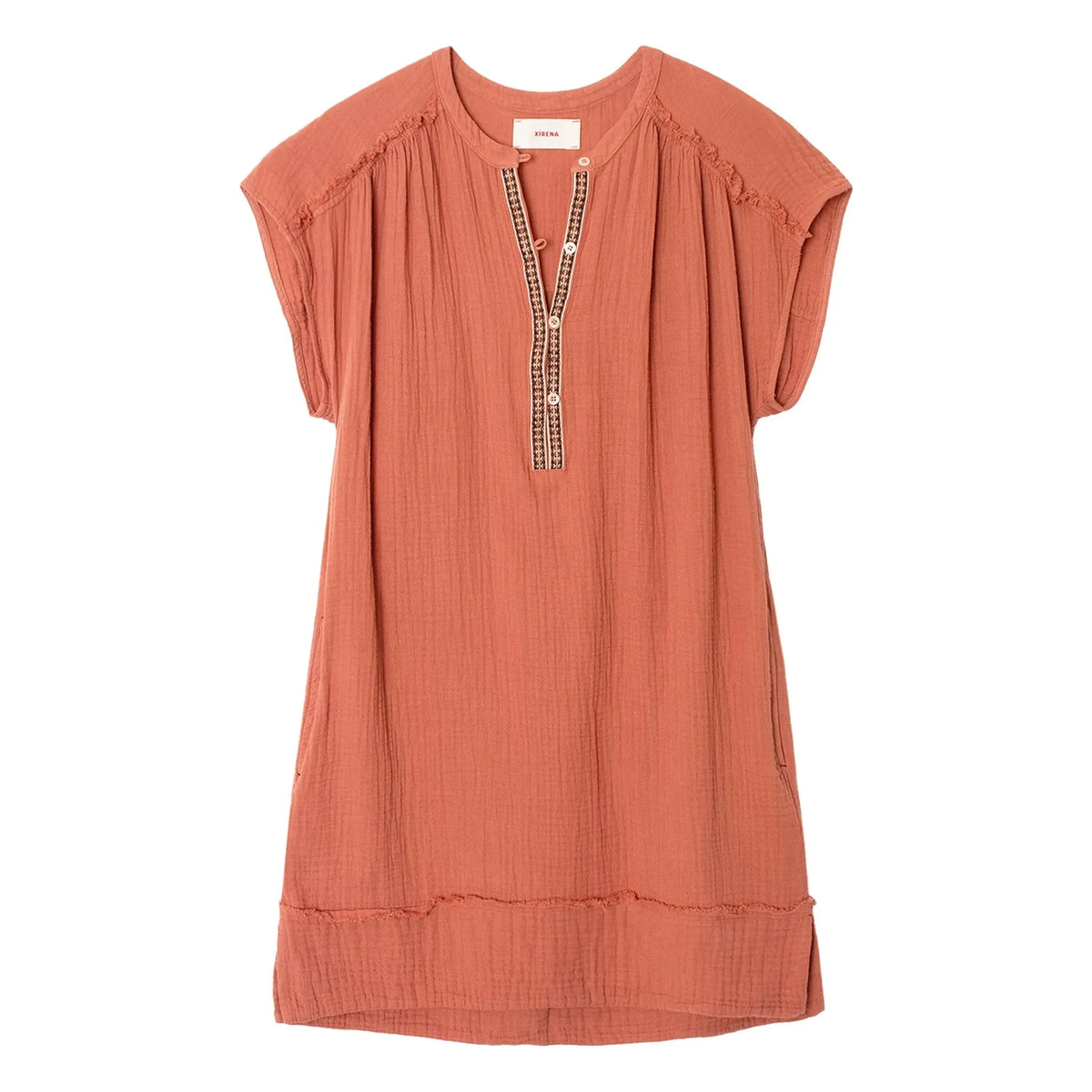 Xirena - Talula Cotton Gauze Dress x Léa Meylan | Dusty Pink