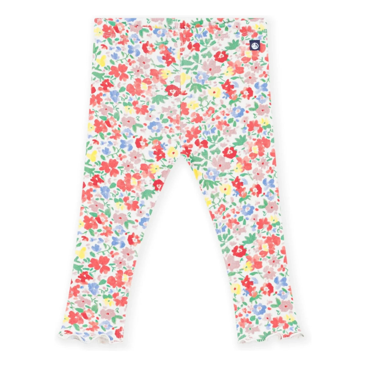 Petit Bateau - Organic Cotton Baby Tights | White