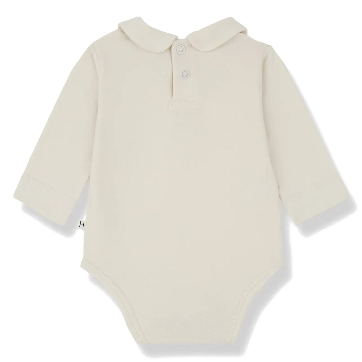 1+ in the family - Claudine Anette Organic Cotton Bodysuit | Ecru