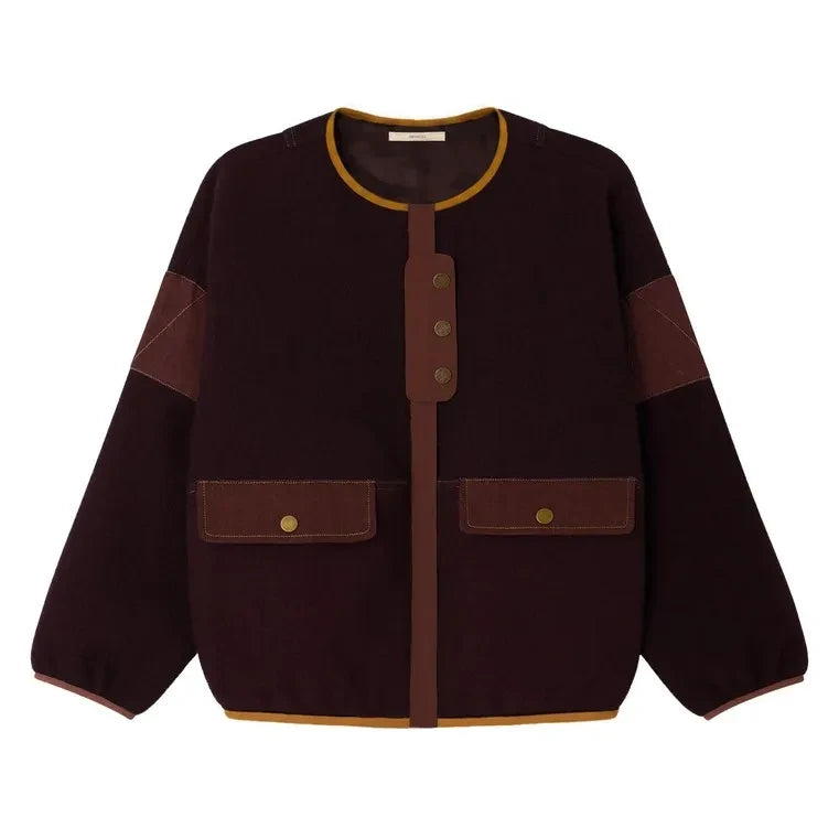 Sessùn - Cold Night Wool Jacket | Brown
