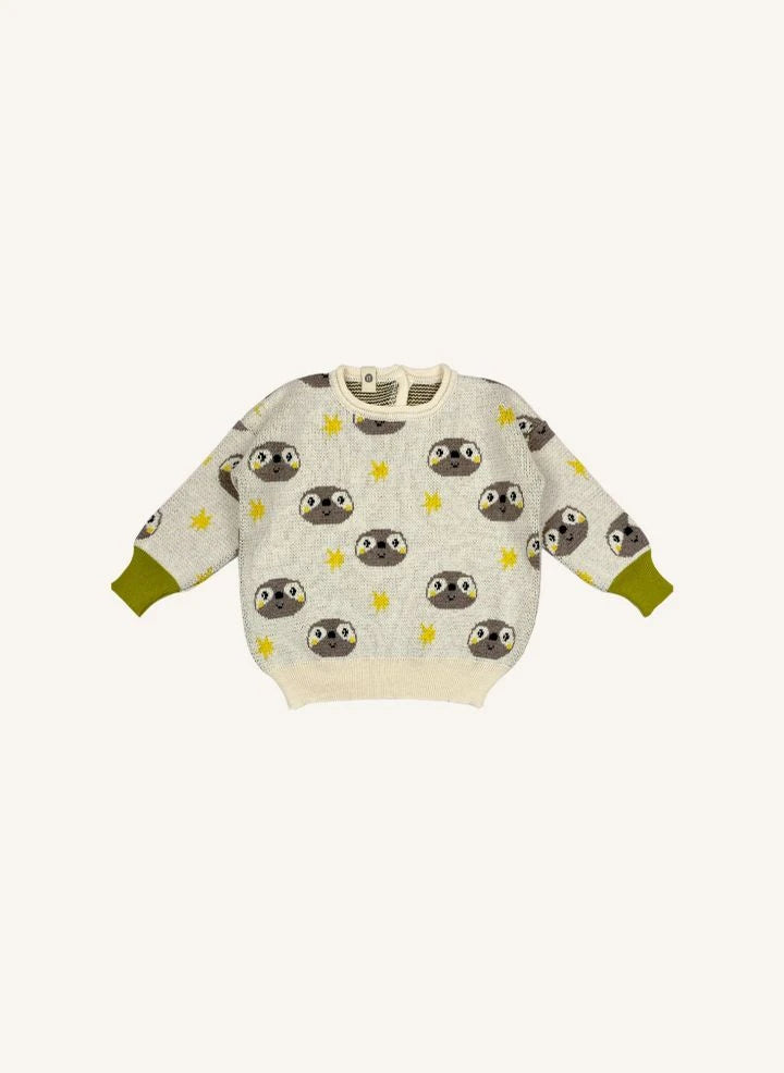 Bayiri - Cosmic Organic Cotton Sweater | Ecru