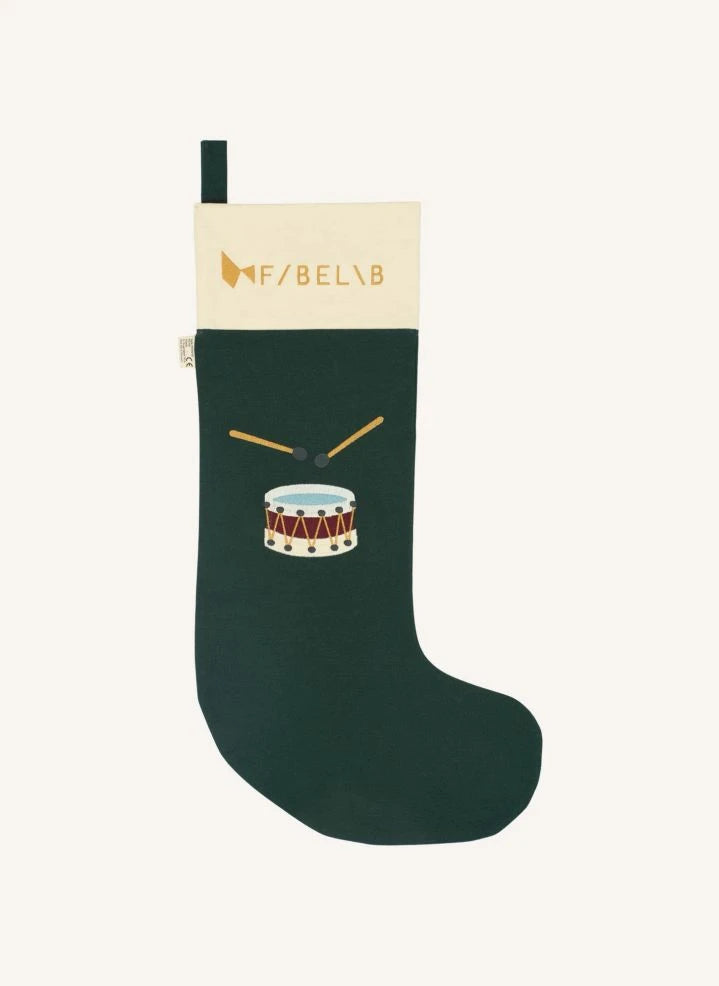 Fabelab - Christmas Stocking Drum | Dark Green
