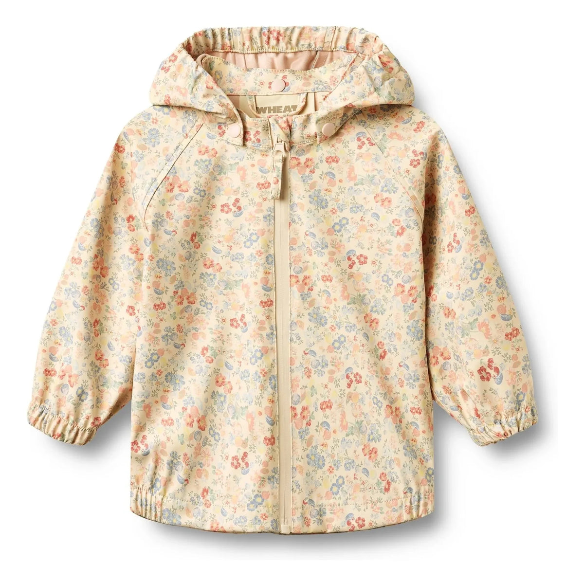 Wheat - Chardy Fleurie Recycled Fiber Waterproof Jacket | Apricot