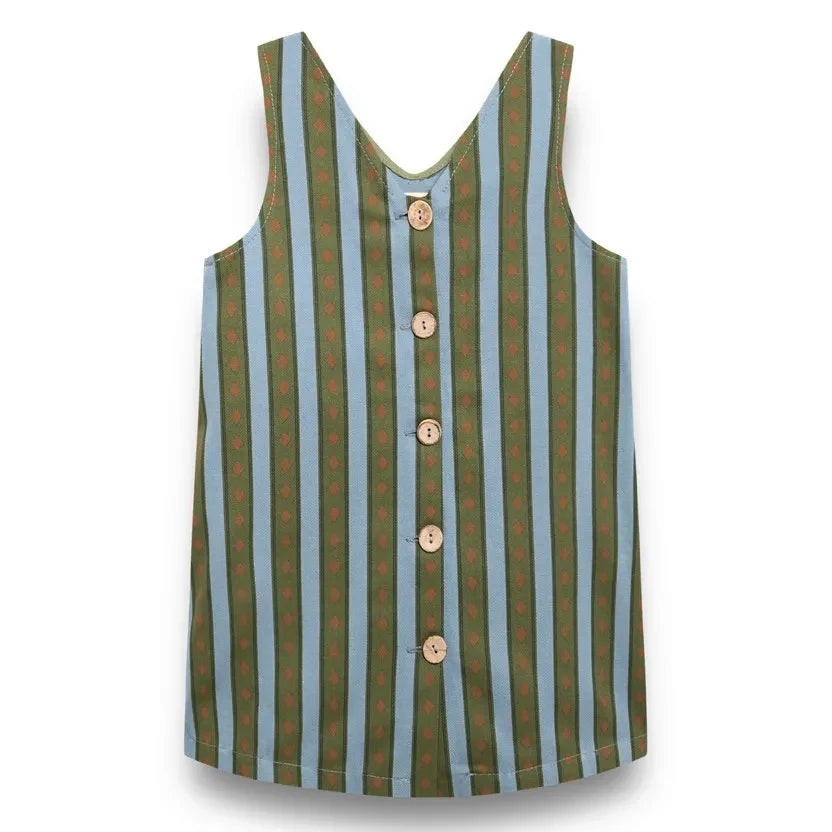 birinit - Striped Levante Dress | Green