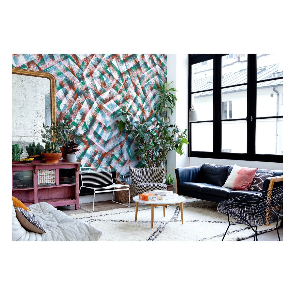 Bien Fait - Bohem Wallpaper - 3 Rolls | Light Green