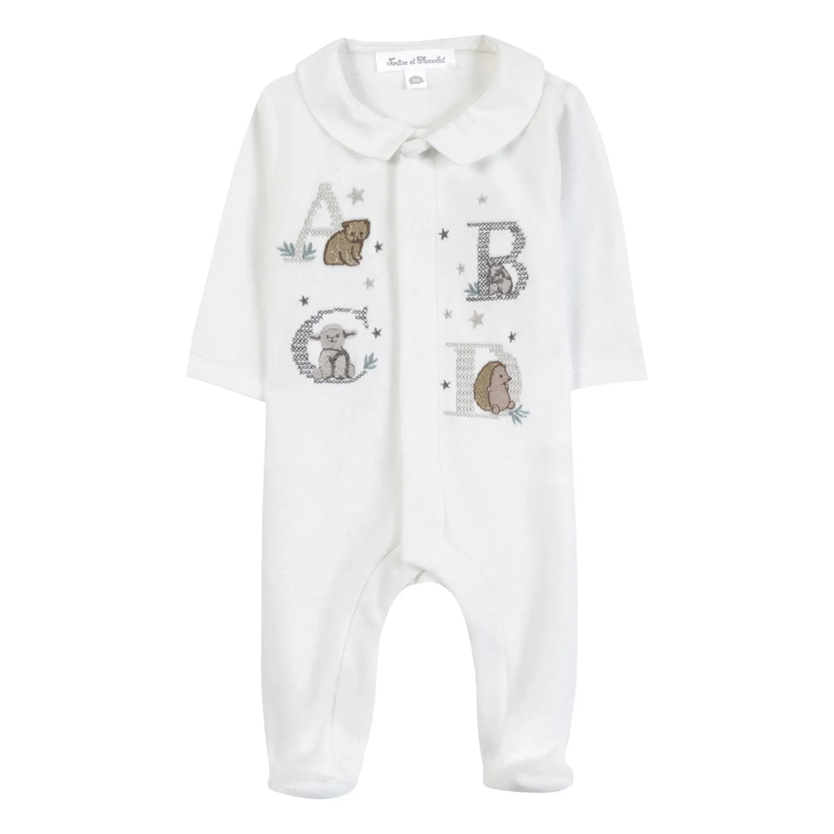 Tartine et Chocolat - ABCD Animal Pyjamas | Ecru