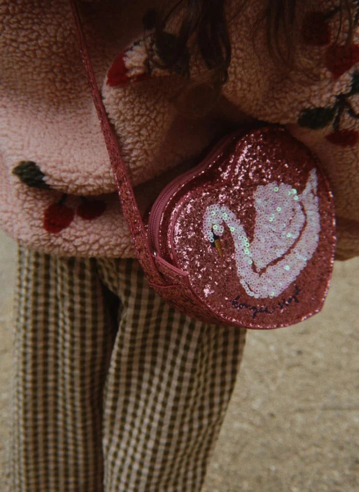 Konges Sløjd - Sequined Swan Bag | Pink