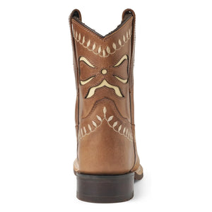 Copenhagen Colors - Low Ankle Boots with Bow | Cognac