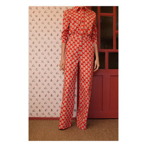 Maria de la Orden - Douglas Cotton Trousers | Red