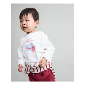 Búho - Sweet Dreams Organic Cotton T-Shirt | White