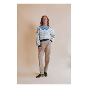 Emile et Ida - Ella Chambray Blouse | Blue