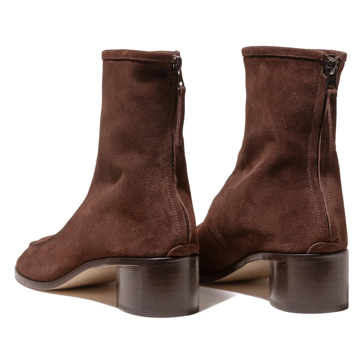 Hereu - Juliol Calf Suede Boots | Dark Brown