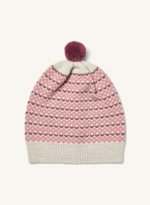Wheat - Doonia Merino Wool Beanie | Pink