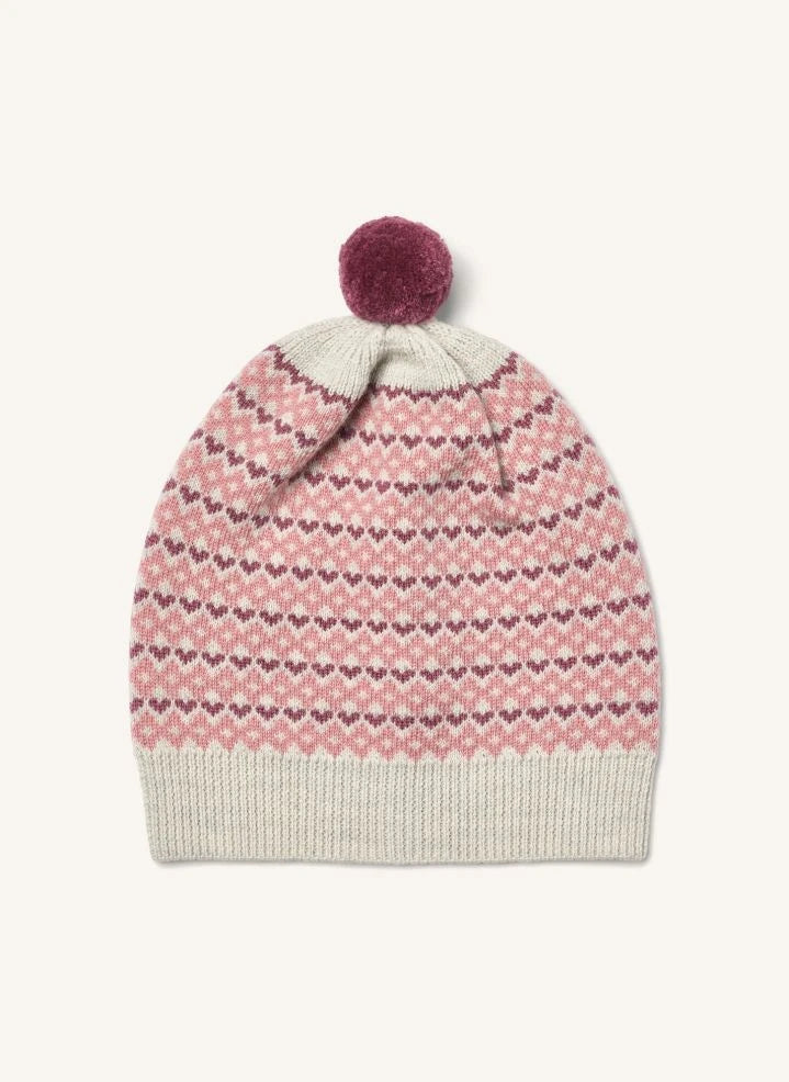 Wheat - Doonia Merino Wool Beanie | Pink