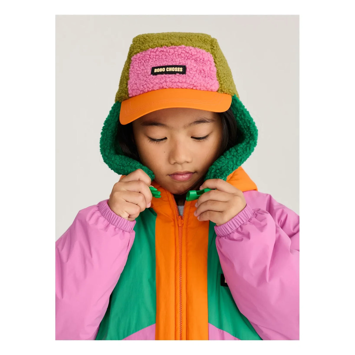 Bobo Choses - Recycled Fiber Chapka Hat | Pink