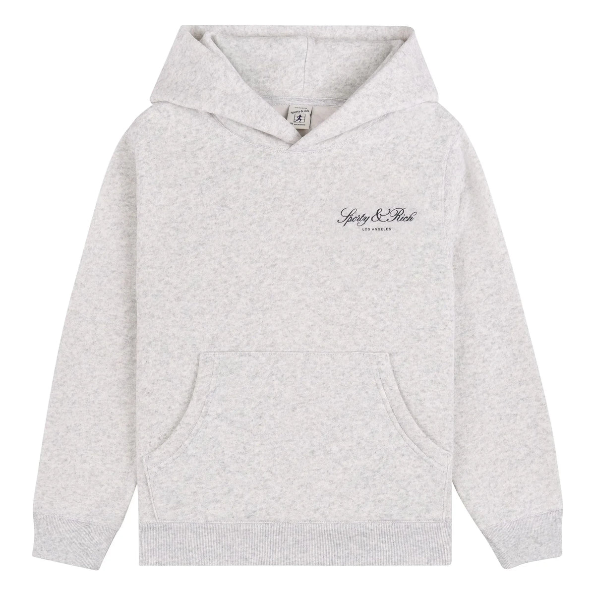 Sporty & Rich - Vendome LA Zip-Up Sweatshirt | Grey Melange
