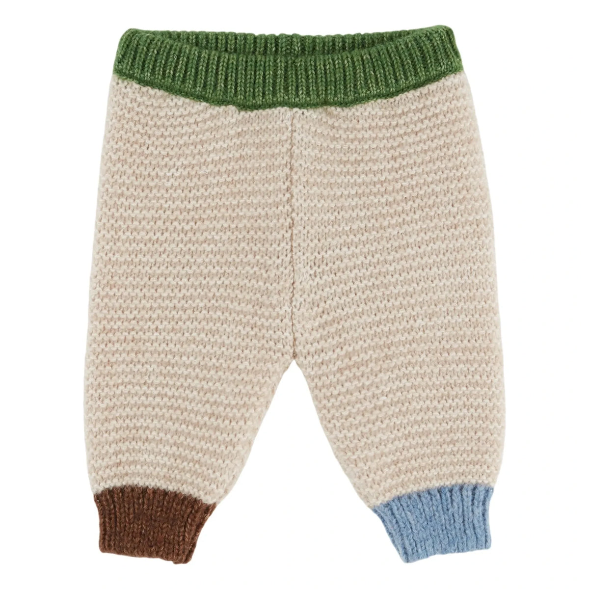 Emile et Ida - Merino Wool Foam Stitch Pants | Ecru